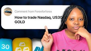 Trading Nasdaq, Us30 & Xauusd using PRICE ACTION ONLY || Simple Strategy Perfect For Beginners TOO!!