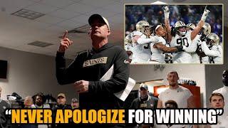 Saints HC Darren Rizzi’s Locker Room Speech After Saints Win Over Giants | James Skrmetta Reacts