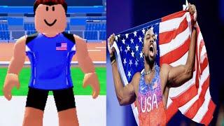 I BECAME NOAH LYLES IN (ROBLOX TRACK AND FIELD: ULTIMATE)