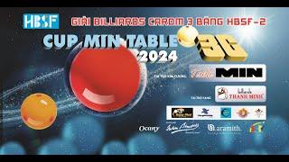 Trần Quyết Chiến vs Hoàng Đình Long - ROUND 4 | GIẢI CAROM 3 BĂNG HBSF II CÚP MIN TABLE 2024