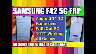 Samsung F42 Ultra 5G (S21) Frp bypass android 12 Unlock Google ACCOUNT Gmail Account Lock Remove Wit