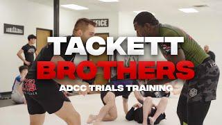 William And Andrew Tackett Train For ADCC West Coast Trials!