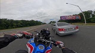 AFRICA TWIN POV PURE SOUND 4K TOP SPEED RACING WHEELIES FAST ADRENALINE CLOSE CALLS