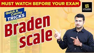 Braden Scale || Quick Trick || Easy Way To Learn Braden Scale  || By Siddharth Sir