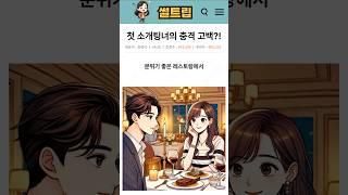 소개팅 여자의 뜻밖의 직업