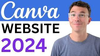 Canva Website Tutorial for Beginners 2024