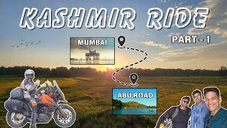 Epic Kashmir Bike Ride Part 1: Journey from Mumbai to Abu Road | MotoMasti Adventures