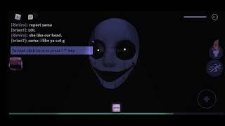 mama sama chasing us now lol #roblox