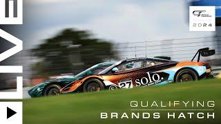 LIVE | Qualifying | Brands Hatch | British GT 2024