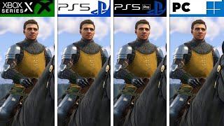 Kingdom Come Deliverance II | PS5 - PS5 Pro - Xbox Series X - PC | Final Graphics Comparison