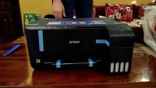 Разпаковка Epson L3150 от магазина Rozetka