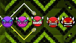  Beating A Demon Of Each Difficulty WITHOUT DYING