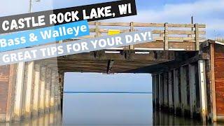 Walleye and Bass Fishing Tips Castle Rock Lake, WI