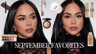 SEPTEMBER FAVORITES | GRWM sharing all my go to makeup products for the month