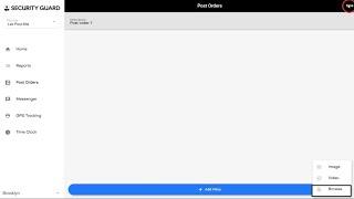 How To Add Post Orders On Security Guard Web App? - Security Guard App Support Center Video