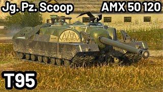 T95, Jg. Pz. Scoop, AMX 50 120 | WOT Blitz Pro Replays