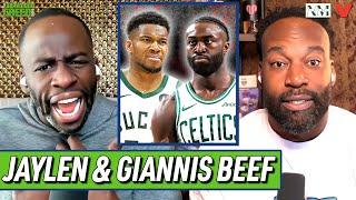 Giannis & Jaylen Brown BEEF after Celtics-Bucks fake handshake | Draymond Green & Baron Davis React