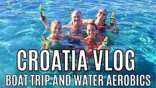 Fun DAY IN THE LIFE in CROATIA | Island ILOVIK Boating, Beach, and Sunset Party VLOG