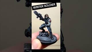 Marvel crisis protocol painted miniatures Winter Soldier #miniaturepainting #marvel #wintersoldier