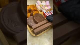 Best ~asmr~ Filling platter with sweets  #shorts