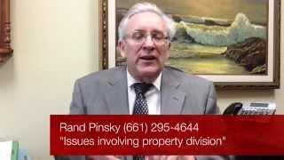 Santa Clarita Divorce lawyer discusses property division