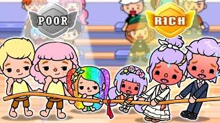 Rich Family VS Poor Family Challenge | Toca Life Story | Toca Boca