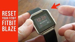 How to Reset Factory Reset Fitbit Blaze