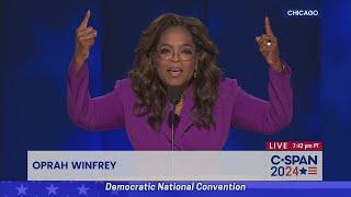 Oprah Winfrey Full Remarks at Democratic National Convention