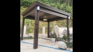 manufacturer of automatic louvered pergola with led and zip screen.welcome to inquiry