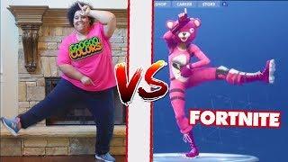 FORTNITE DANCE CHALLENGE in REAL LIFE All Dances ZZ KIDS TV