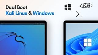 Dual Boot Kali Linux & Windows 11/10 in 2025(Without Error PC/Laptop Guide)