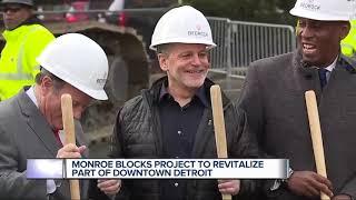 Bedrock breaks ground on Monroe Blocks project in downtown Detroit