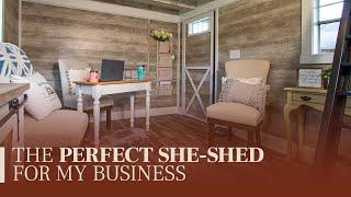 This She Shed is Perfect for Me! | Beachy Barns Customer Story