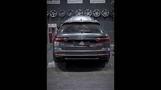 Audi A6 C8 Avant modified S6 diffuser with 4 tailpipe
