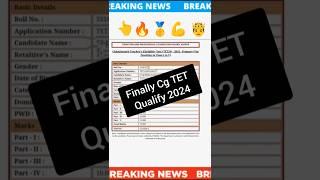 Finally Cg tet qualified अब मंजिल दूर नहीं teacher eligibility test 2024 teacher bharti #cgtet2024