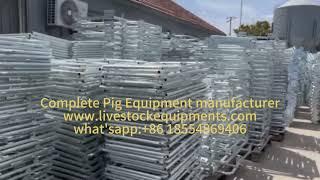 Complete project equipment for pig farming