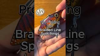 How to make Braided Line Split Rings #fishing #fishingtips #howto #bassfishing #largemouthbass
