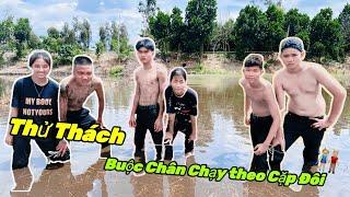 Thịnh Ken TV | Thử Thách Thi Chạy Theo Cặp Đôi Dưới Đồng - Cười Đau Bụng