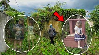 Creepy Video:Children Play Around Us While Mowing the Lawn Who Is the Medical Station?Is It a Ghost?