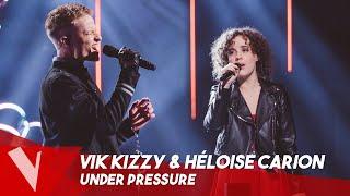 Queen & David Bowie - 'Under pressure' ● Vik Kizzy & Héloïse | Duels | The Voice Belgique Saison 9