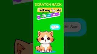 Create a #talkingtom in #scratchgames #coding #games #short #viralvideo