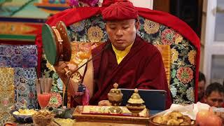 H.E.Drukpa Thuksey Rinpochey Practice Singey Tsewa Chot & Tsogs offering at Naro Palace Shey Ladakh.