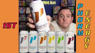 1st Phorm Energy Drink Review; All flavors tasted and ranked!