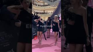 BLACKPINK Entrance at Pink Carpet for their 8th anniversary  #blackpink #blink #shorts