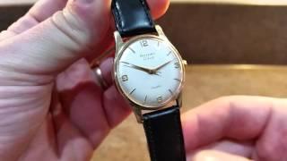 1962 Rotary men's gold vintage watch