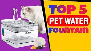 TOP 5: Best Cat Water Fountain with Carbon Filter 2021 (Check It Here)...