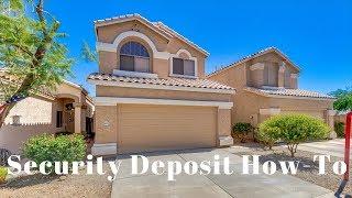 Security Deposit How-To: Phoenix Property Management Education