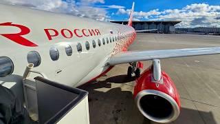 Sukhoi Superjet 100 | Rossiya Airlines | Saint Petersburg to Moscow Sheremetyevo