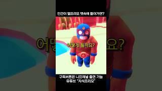 인간이 엘프리모의 뱃속으로 들어가면?