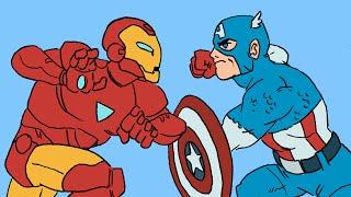 Marvel's Civil War Animated in 4 Minutes [Original Marvel TL;DR Pilot]